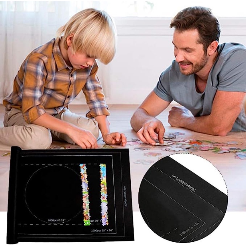 Jigsaw Puzzle Mat Roll Up 2000 1500 Pieces Saver Large Puzzles Board