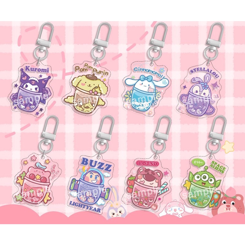 [Interlayer] Cartoon sanrio kuromi cinnamoro pudding dog acrylic U ...