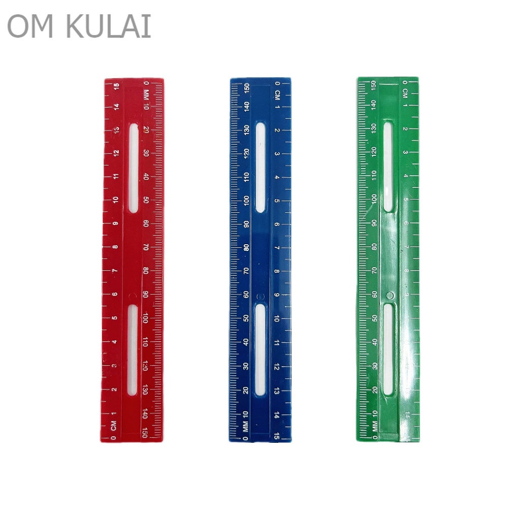 PLASTIC COLOR RULER 15CM | Shopee Malaysia
