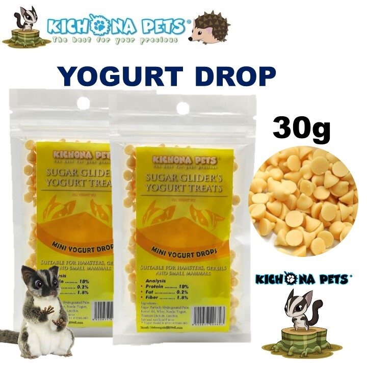 Kichona Pets Sugar Glider Yogurt Drop Treats 30g (Little Sweet Treat