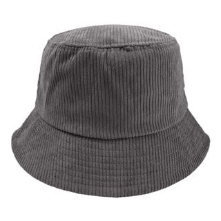 Foldable Cowboy Solid Color Bucket Hat/ Corduroy Washed Wide Brim Fishman  Cap/ Outdoor Travel Beach Fisherman Bucket Cap