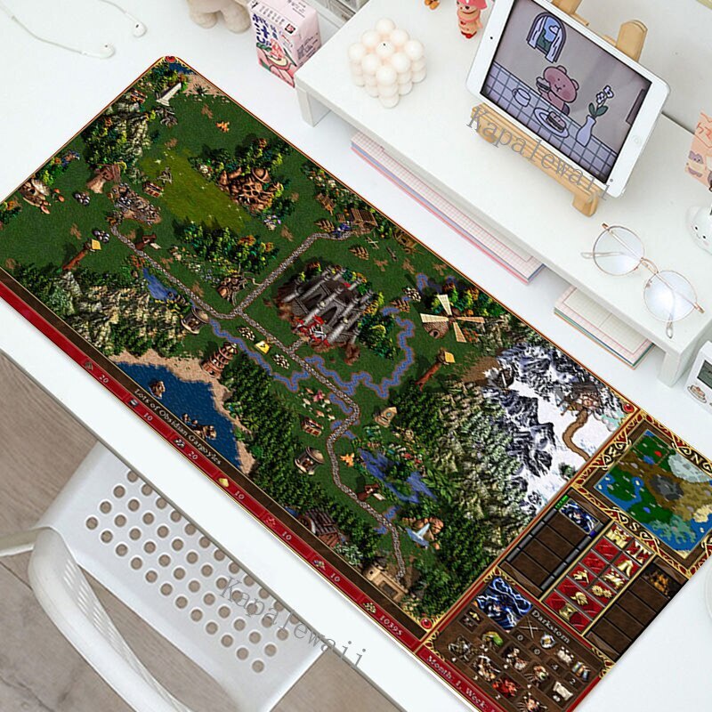 Heroes of Might And Magic Mousepad Pc Gamer Computer Keyboard Carpet