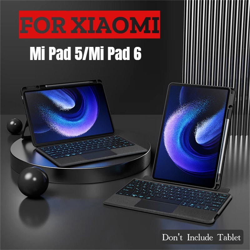 Kemocy Cover per Xiaomi Pad 5/Xiaomi Pad 5 PRO,Cover in PC & TPU con Supporto Custodia per Xiaomi Mi Pad 5/Mi Pad 5 PRO 11 Pollici 2021 Tablet,Blu Scuro