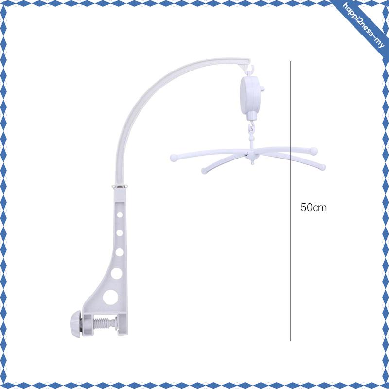 [Happi2nessMY] Cot Mobile Crib Mobile Arm Bracket Rotating DIY Toy