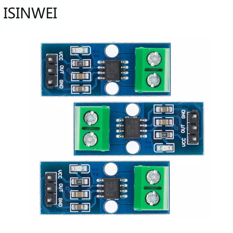 ACS712 5A 20A 30A Range Hall Current Sensor Module for Arduino ACS712 ...