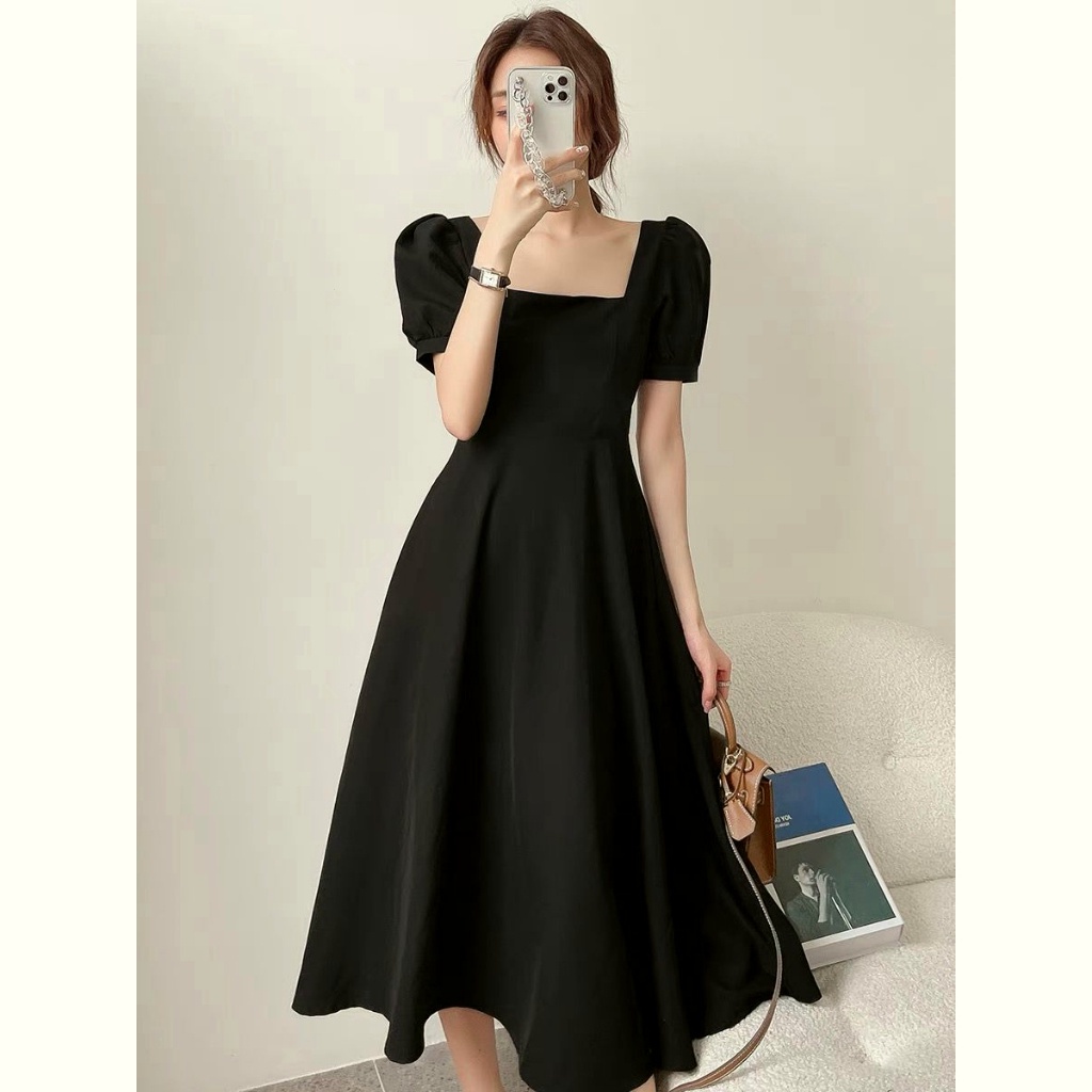 oleg cassini evening dresses Oleg Cassini Black V-Neckline Long Sleeves Sheath Silhouette Skirt Front  Slit Maxi Dress