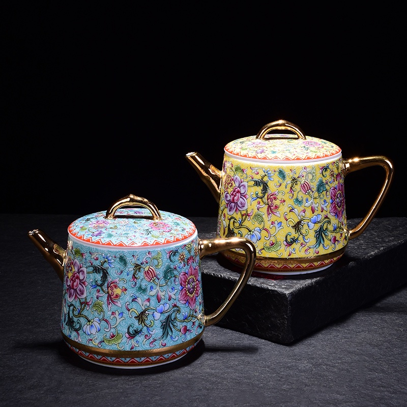 Teapot tea set Teapot with infuser and cup set Ceramic teapot set for