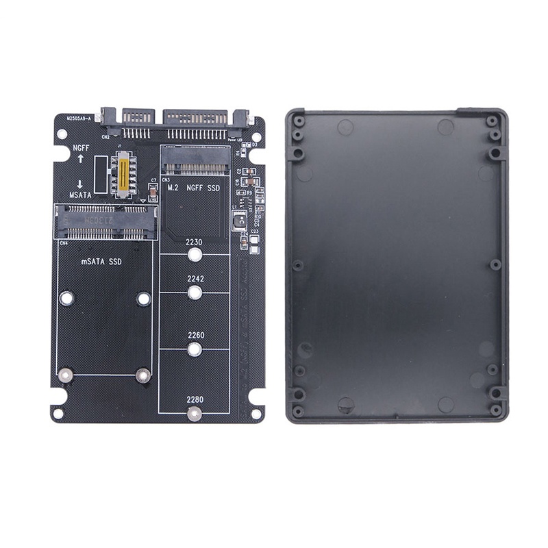 M2 SSD Case mSATA to USB Adapter mSATA Enclosure M.2 NGFF mSATA SSD To ...