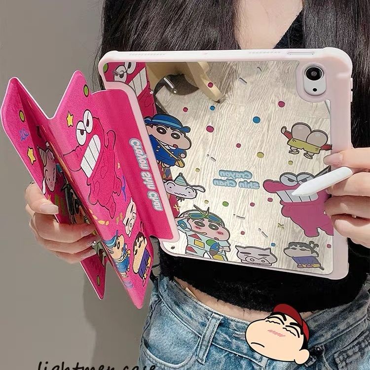 Crayon Shin-Chan ipad Protective Case 7/8/9 Generation mini6 Mirror ...