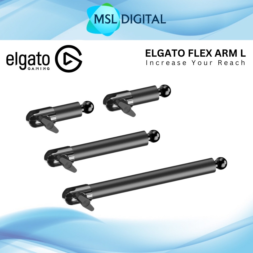 CORSAIR Elgato Multi Mount Flex Arm Kit (Flex Arm L) for Multi Mount