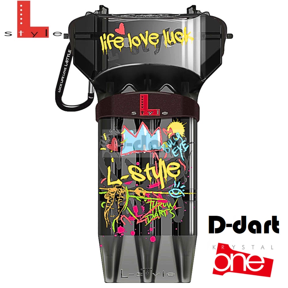 L-Style Dart Case Krystal One - Hartschalen Etui Für Darts