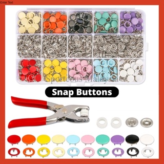 Premium Snap Buttons, Easy to Operate 100 Sets Five Prong Buckles 100 Sets  Snap Buckles Leather Snap Kit for Baby Children's Clothing for Household  Machine Pliers Press Tool Kit : : Home