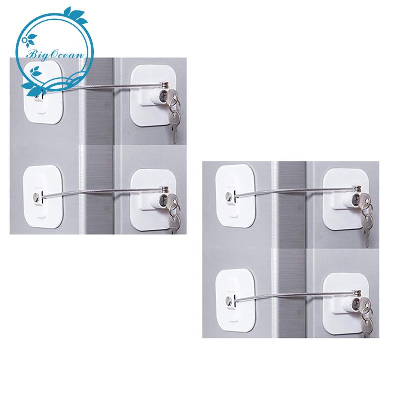 Refrigerator Lock, Mini Fridge Lock with Key for Adults, Lock for A