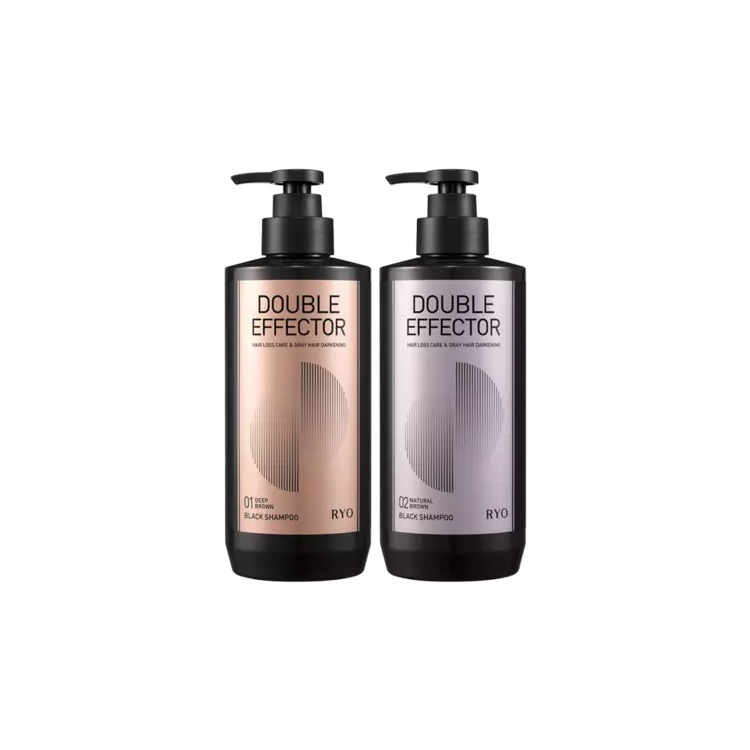 RYO Double Effector Hair Loss Care & Gray Hair Darkening Shampoo 543ml