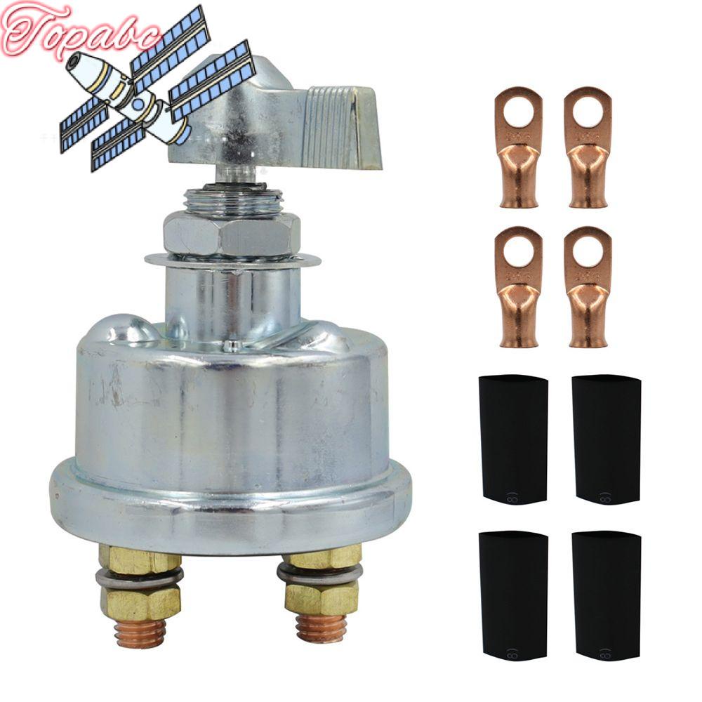 TOPABC Battery Master Isolator 12/24V with Heatshrinkable Tube Marine Disconnect Boat Car RV