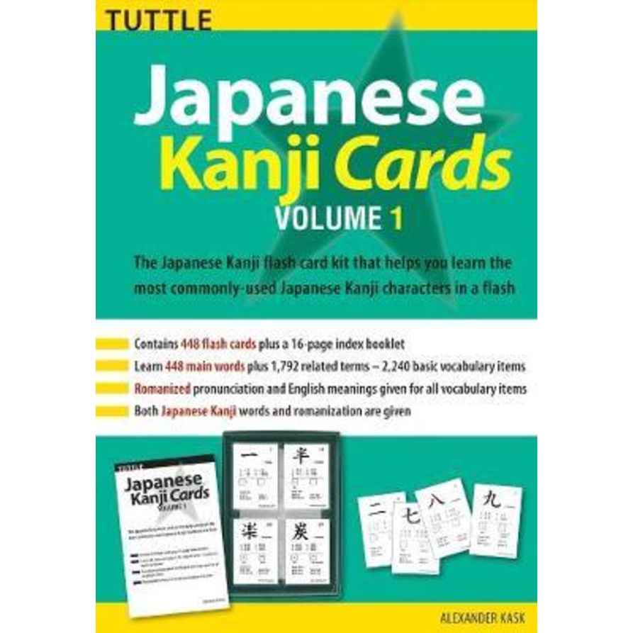 [English - 100% Original] - Japanese Kanji Cards Kit Volume 1 : Learn ...