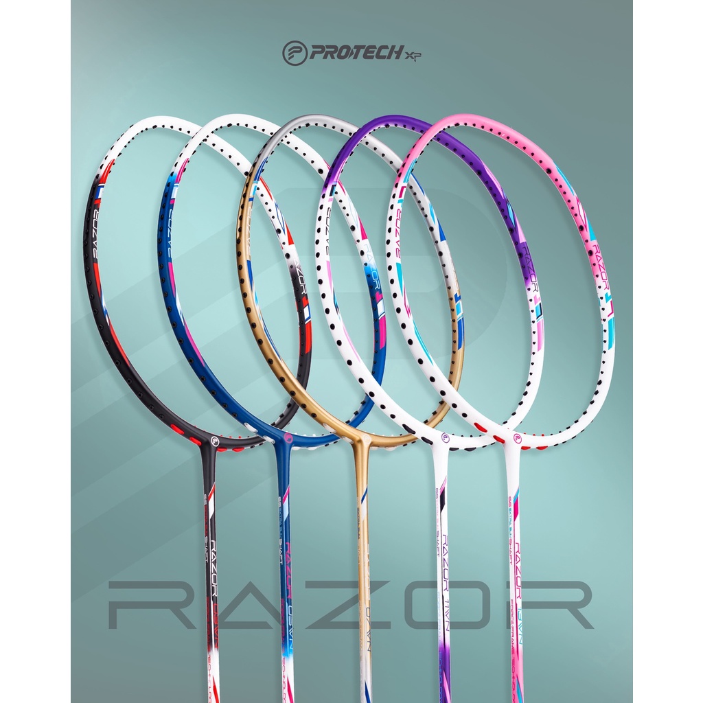 PROTECH Badminton Racket - RAZOR WN Series (3U/4U) racket | Shopee Malaysia