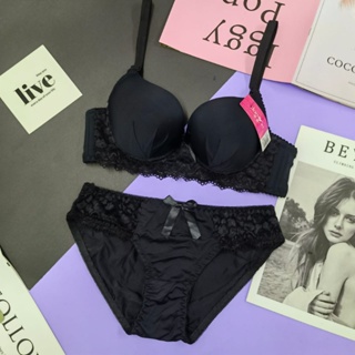 Bra Set Women 34-38 Cup A Wired Bra Lingerie Baju Dalam Wanita Berdawai