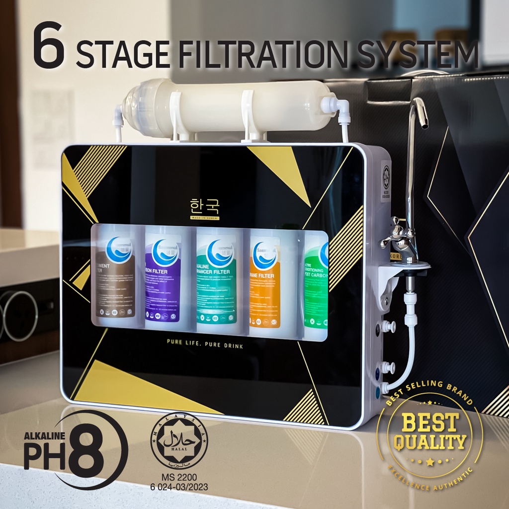 KOREAN SAEMMUL 6 STAGE ALKALINE WATER FILTER SYSTEM Shopee Malaysia