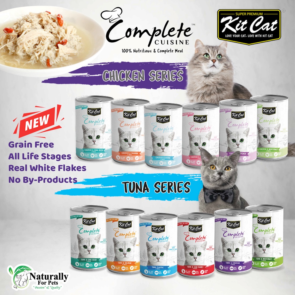NEW PROMO! KIT CAT Complete Cuisine 150g (Grain Free)(Main Course Meal ...
