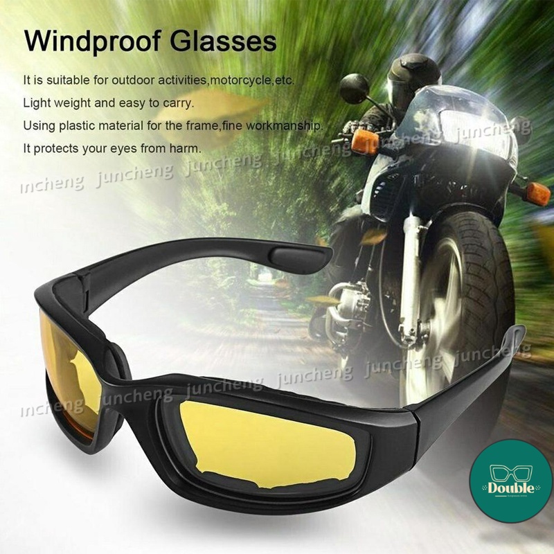 DG Hot Sale Anti Glare Motorcycle Glasses Night Driving Lens Glasses Sunglasses Shopee Malaysia