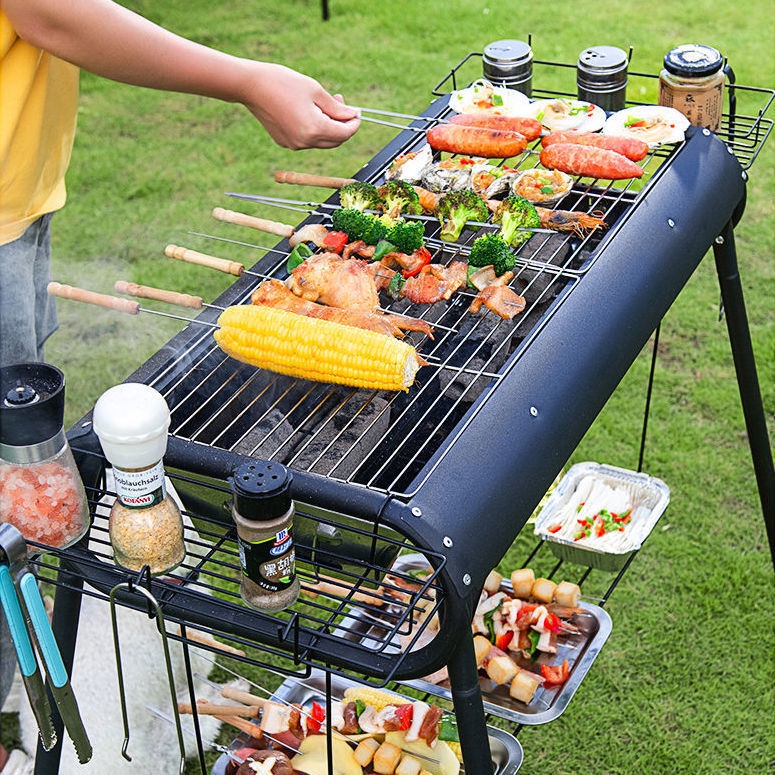 READY STOCK AT MALAYSIA】Charcoal Grill Barbecue Portable BBQ