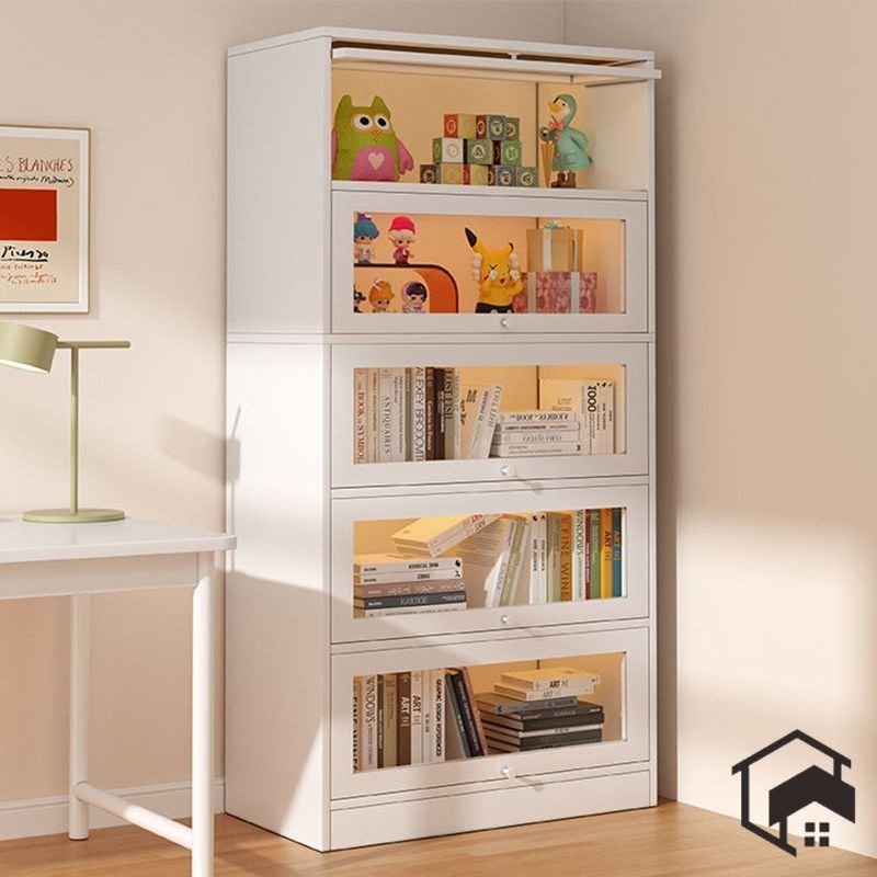 Bookshelf Shelf FloorToCeiling MultiLayer Shelf DustProof