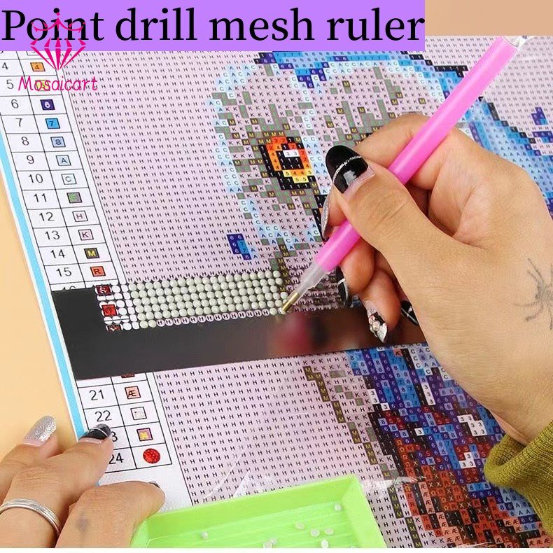 Ruler For Diamond Art, Ruler Diamond Dot Drill Alignment Tool, DIY