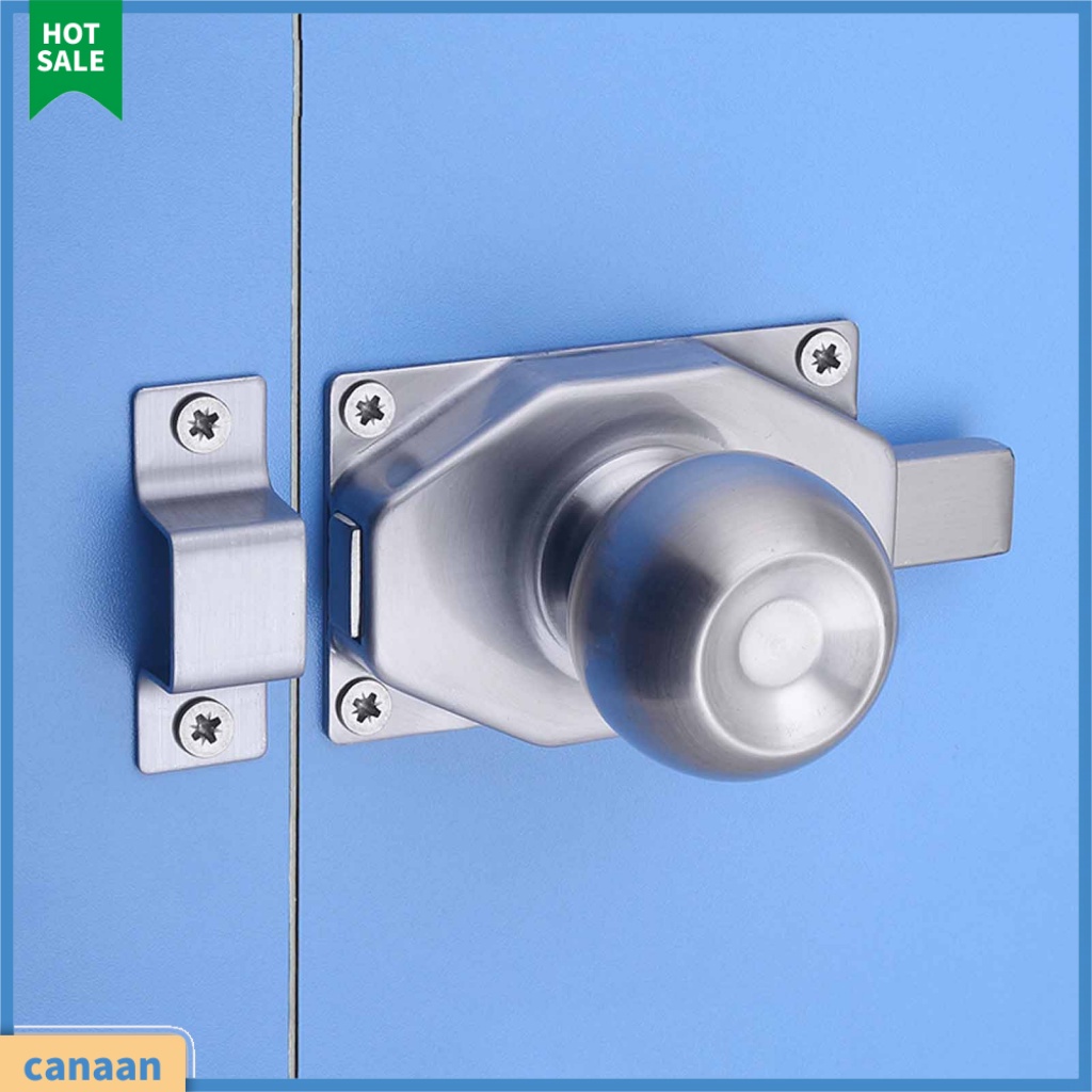 [CANAAN] Door Lock Latch Ball Shape Anti-theft 304 Stainless Steel Arc ...
