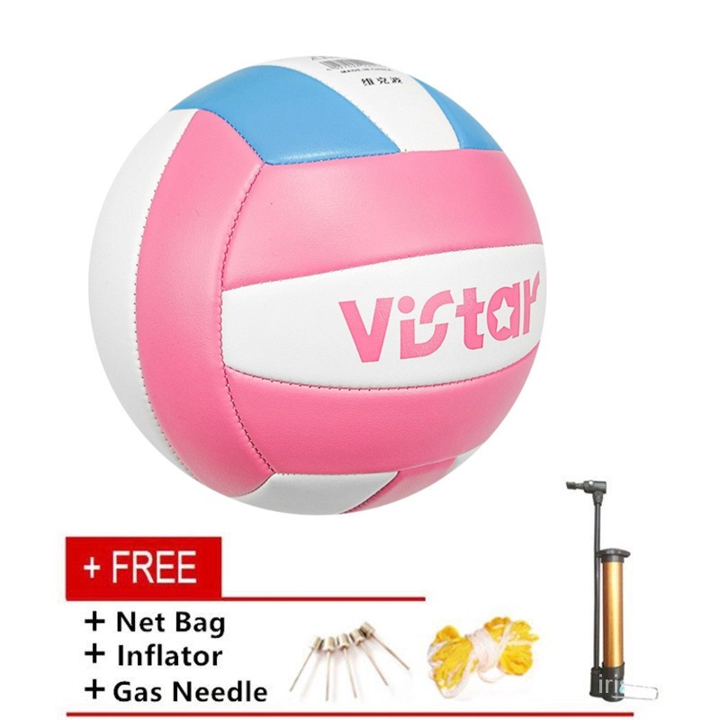 MGZFEZN Soft Touch Volleyball - Size 5 Lite Ball With Pump For Indoor & Outdoor Play