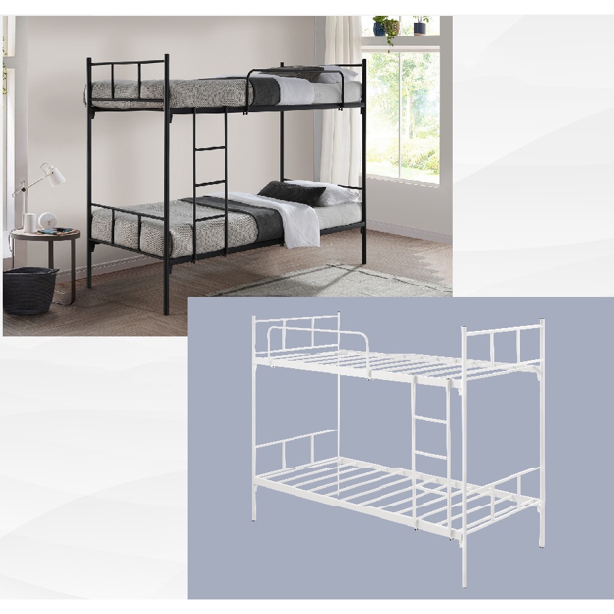 Vico Metal Double Decker Bed Frame 3v Bunk Bed Katil Dua Tingkat Katil Double Decker Bed Murah