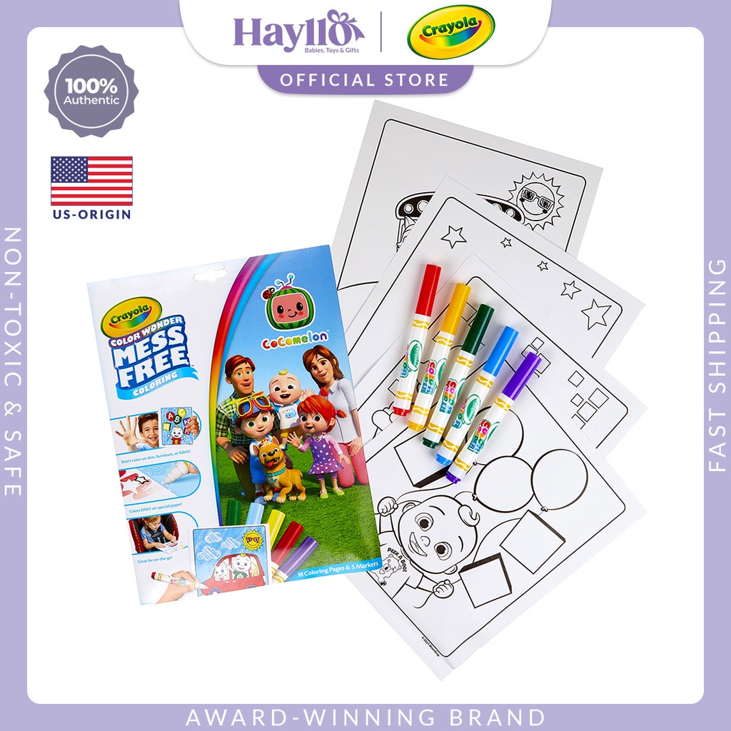 Crayola Color Wonder MessFree Coloring Set (18 Coloring