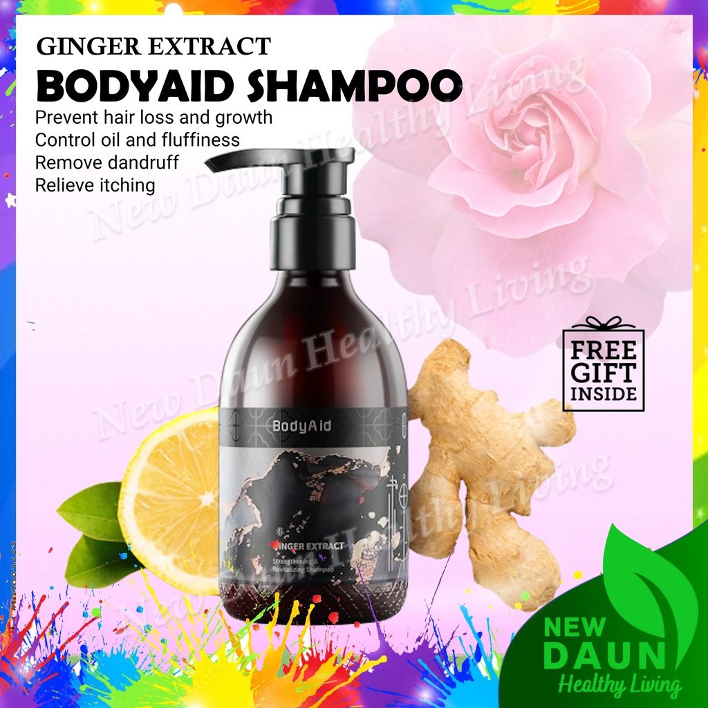 [New Arrival][ReadyStock] BODYAID Body Aid Herbal Gentle Ginger Shampoo ...