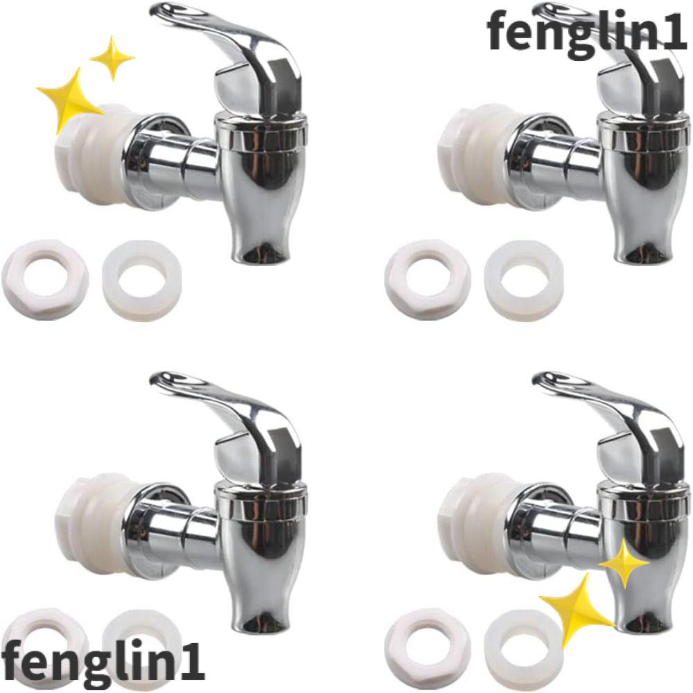 FENG 4 Pack Drink Dispenser, Food Grade Replacement Spigot, Anti