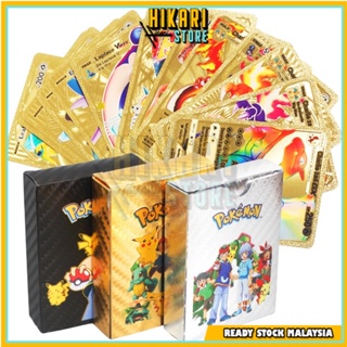 Pokemon Cards Metal Gold, Vmax Gx Ex Pokemon Card