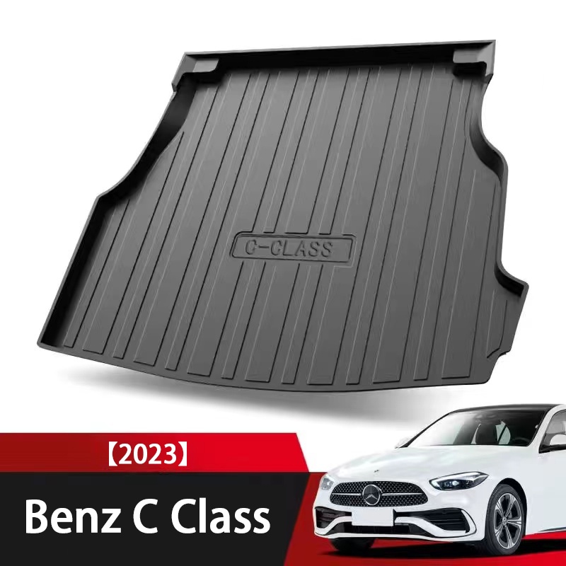 Car Rear Trunk Mats Carpets For Mercedes Benz C Class W206 2023 2022
