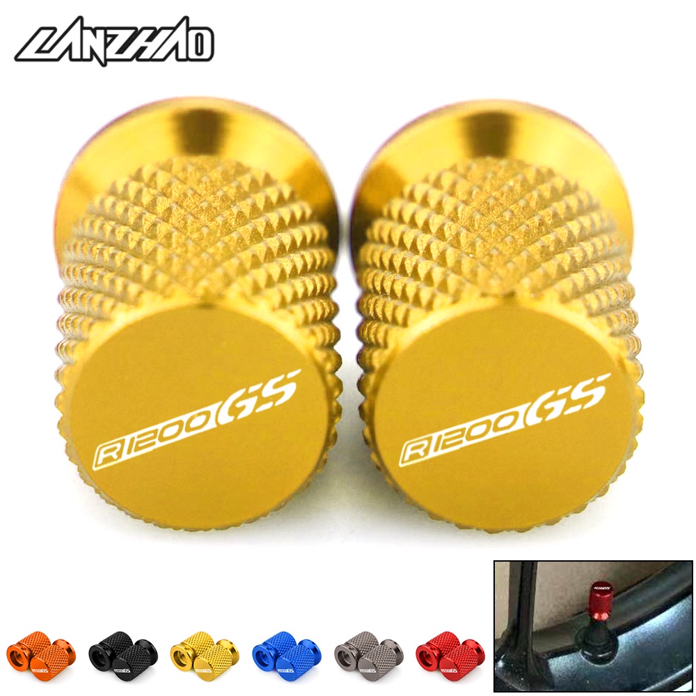 R1200GS Motorcycle Tire Valve Air Port Stem Cover Cap Plug CNC Aluminum ...