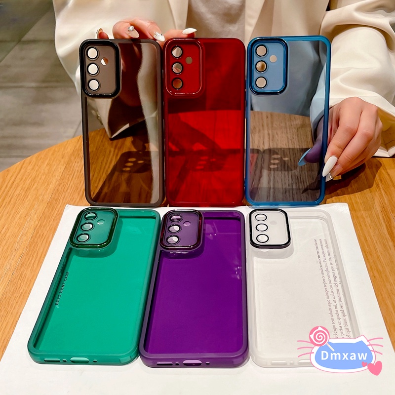 Transparent Candy Color Case For Samsung Galaxy A32 A22 A13 A72
