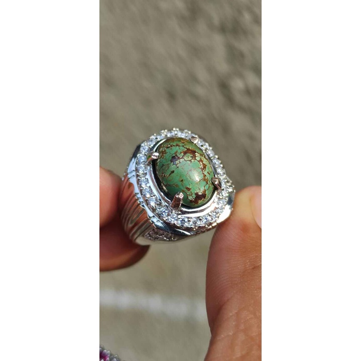 Luxury iran Turquoise Minimalist Ring | Shopee Malaysia