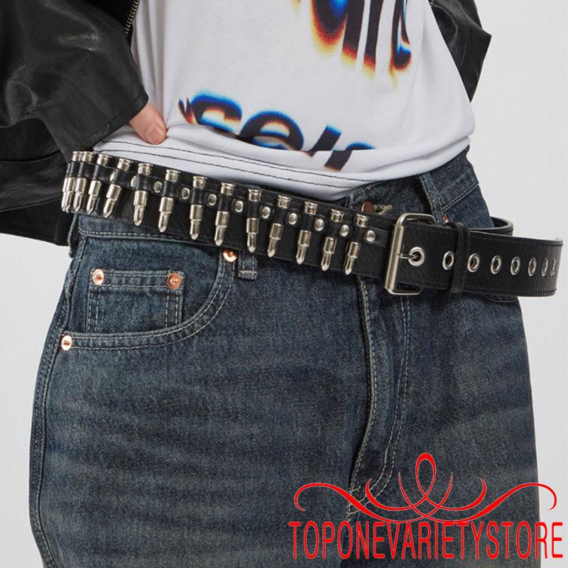 Emo Studded Belt Outfit Emo Clothes Big Metal Rivet Belt Women