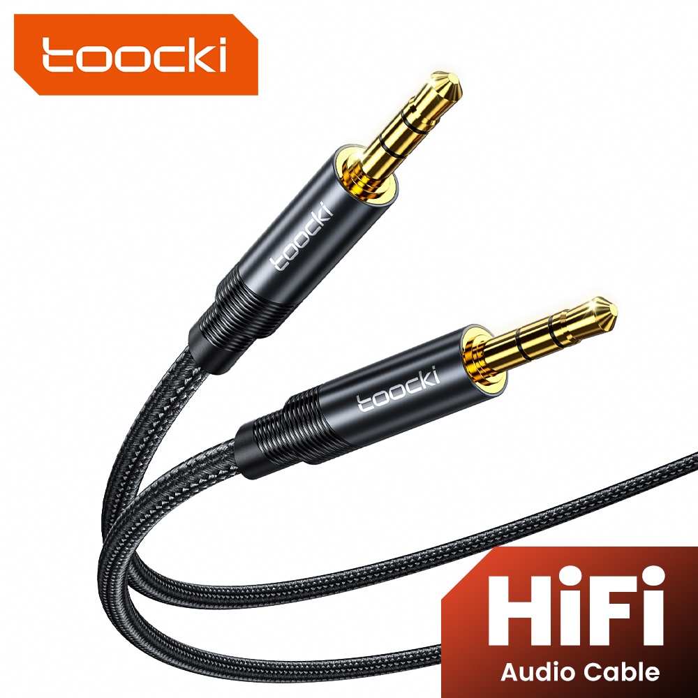 Toocki Aux Cable Speaker Wire 3.5mm Male To Male Audio Extension Cable ...
