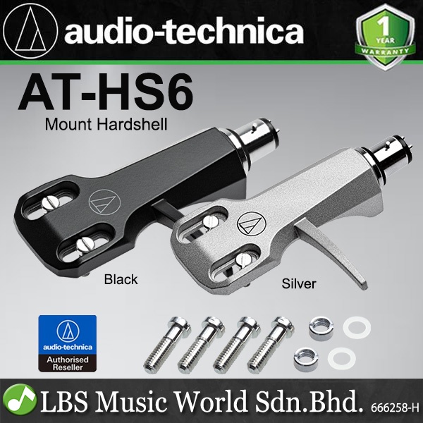 Audio Technica AT-HS6 4 Pin Universal Mount Headshell for Turntable ...