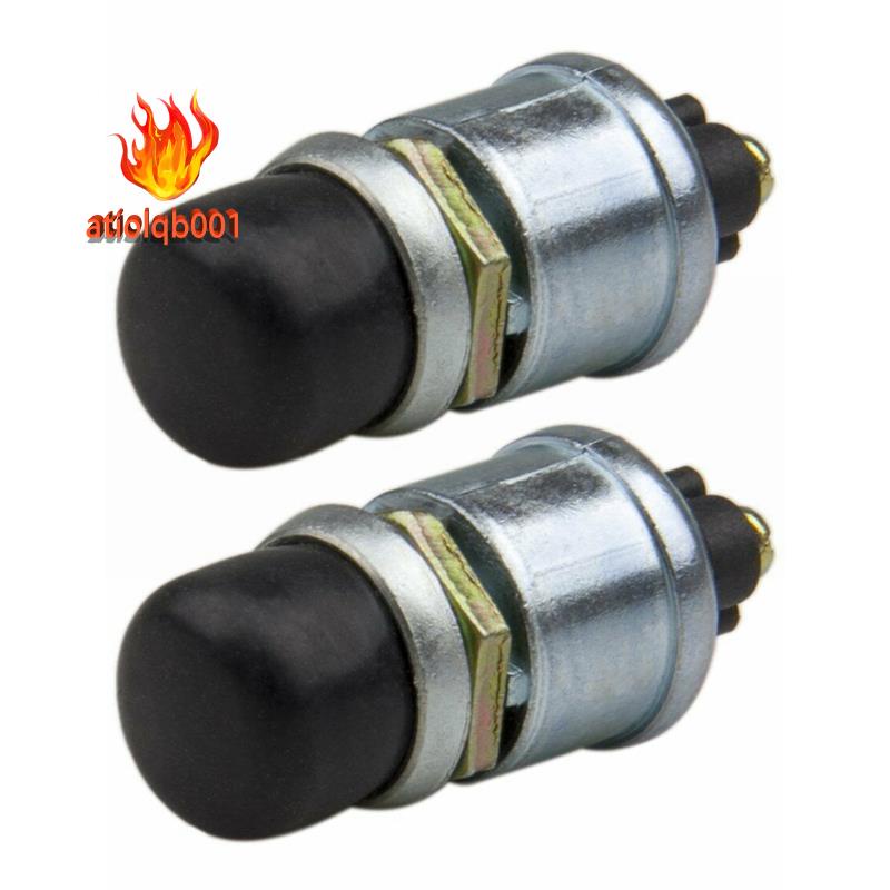 2X Engine Start Push Button HeavyDuty Momentary Start Switch 12V Dc
