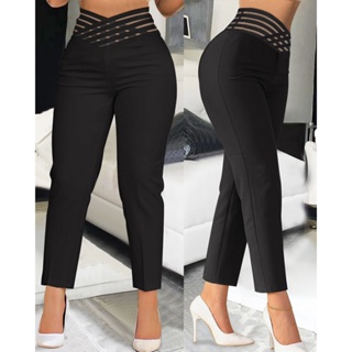 Mesh See Through Pants Women 2021 Hot Sexy High Waist Patchwork Sheer  Leggings Body-Shaping Baddie Style Skinny Trousers - China Pants and Women  Clothing price