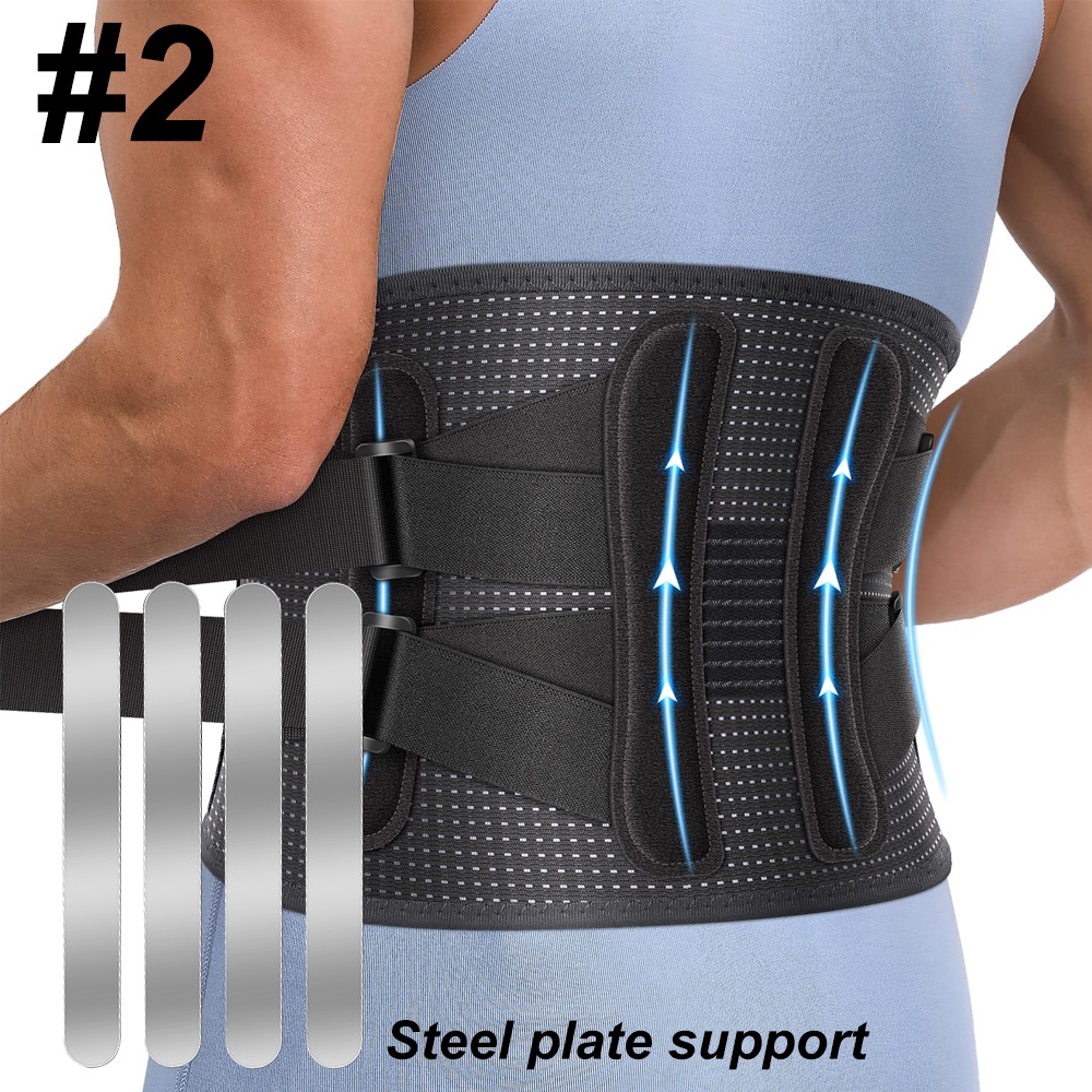 Heated Back Brace, Compression Lumbar Support Belt with Heating Pad for  Lower Back Pain Herniated Disc and Scoliosis Pain Relief, Breathable Mesh &  Metal Stays for Women and Men (XL) 