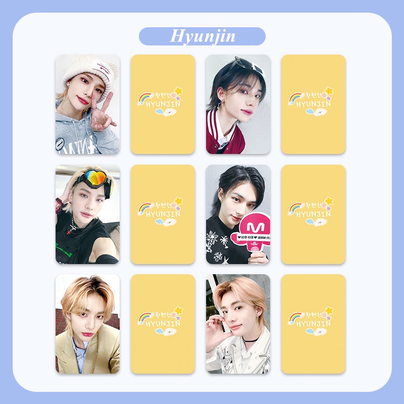 6pcs/set Stray Kids SKZ HOP Album Photocards STRAYKIDS Lomo Cards