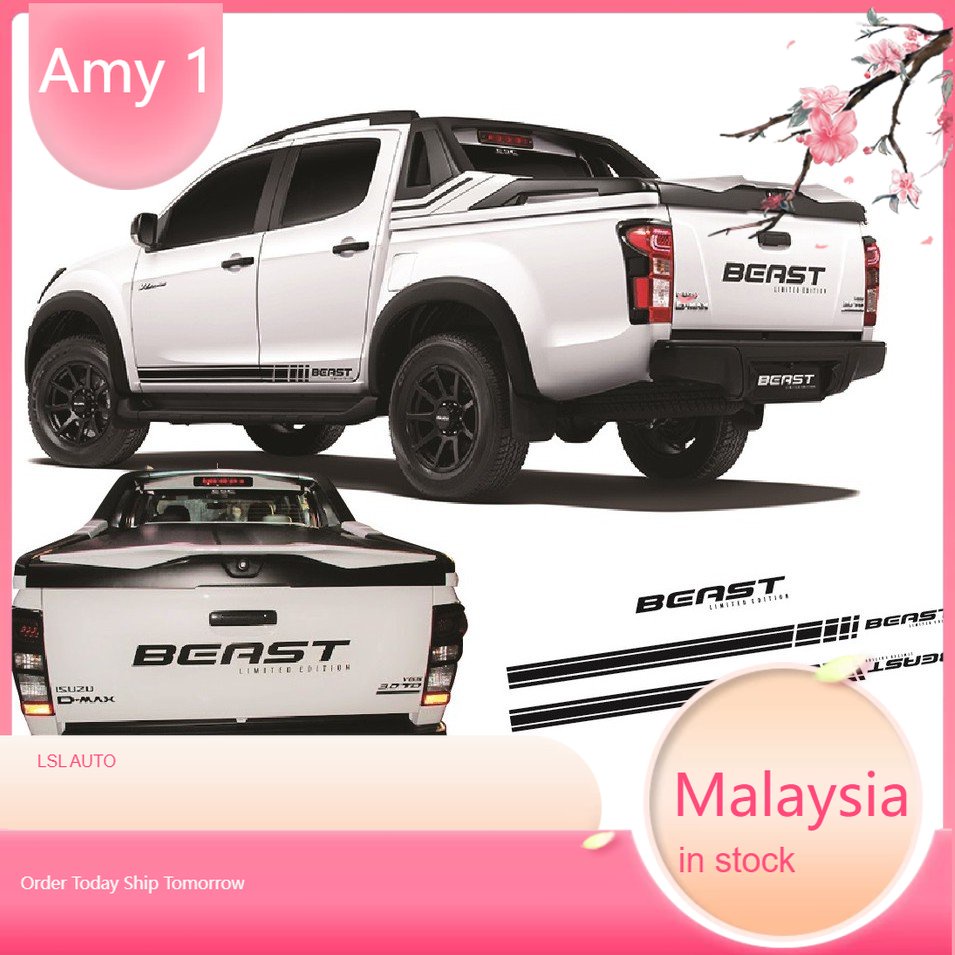 ISUZU DMAX BEAST EDITION OEM BODY STICKER | Shopee Malaysia