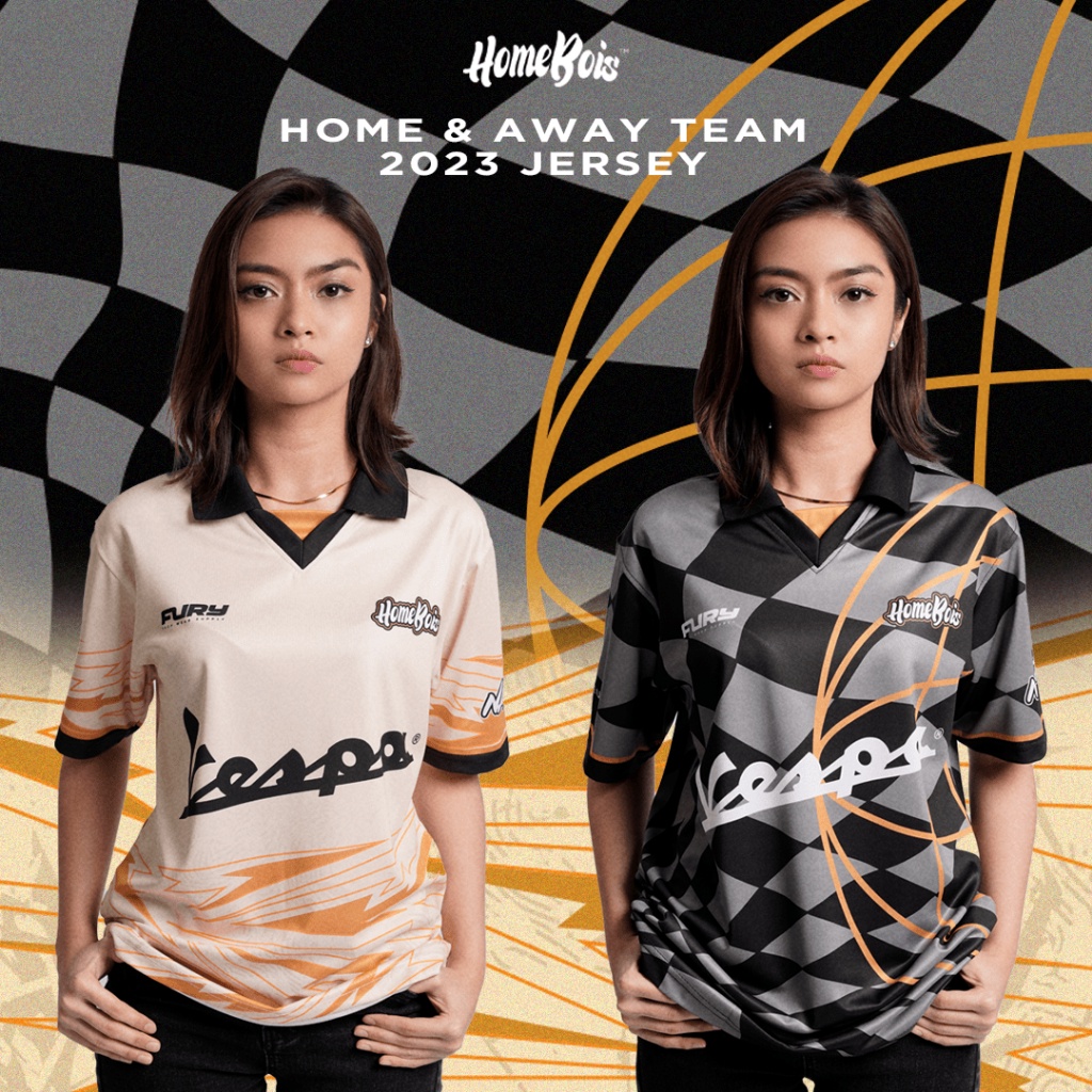 Homebois Vespa Jersey 2023 HOME and AWAY JERSEY Baju Raya Lelaki Jersi