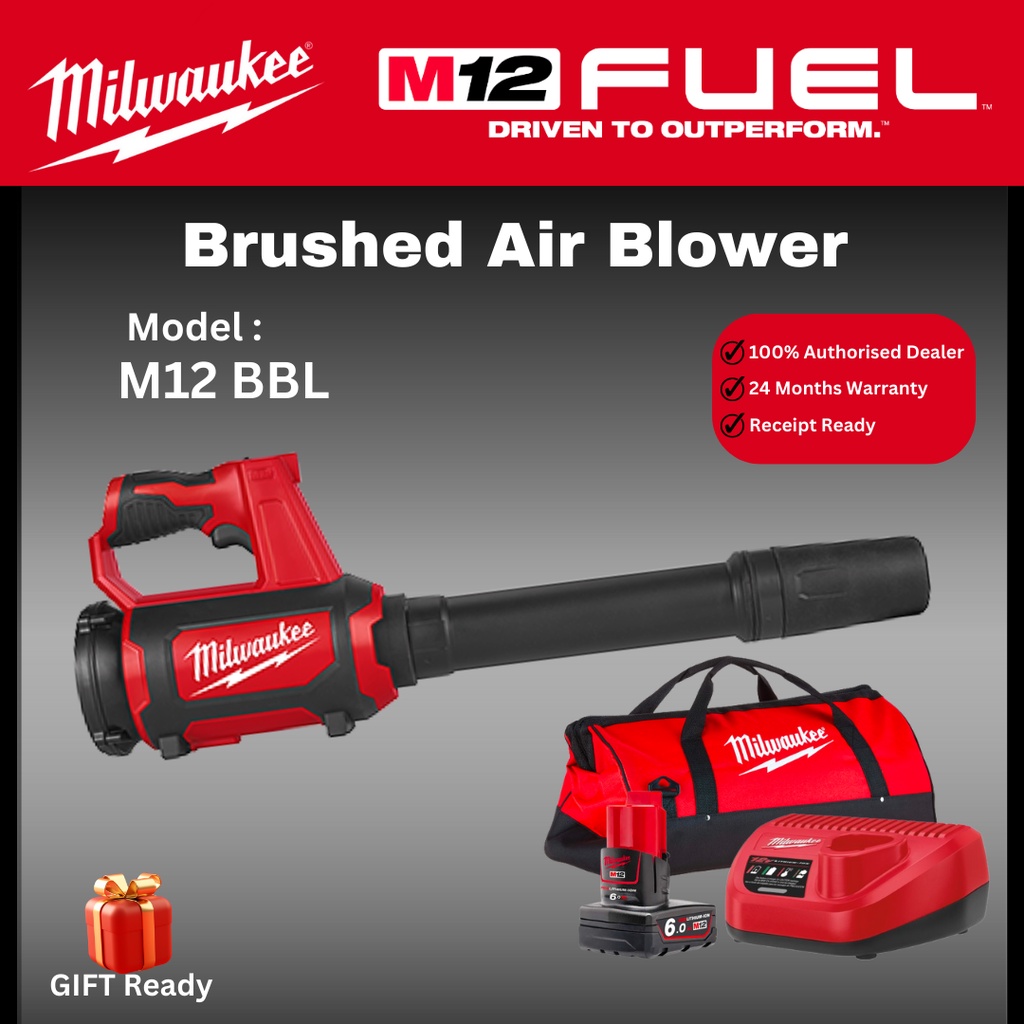 Milwaukee M12 Brushed Blower SET / M12 BBL / Milwaukee Blower / Air ...