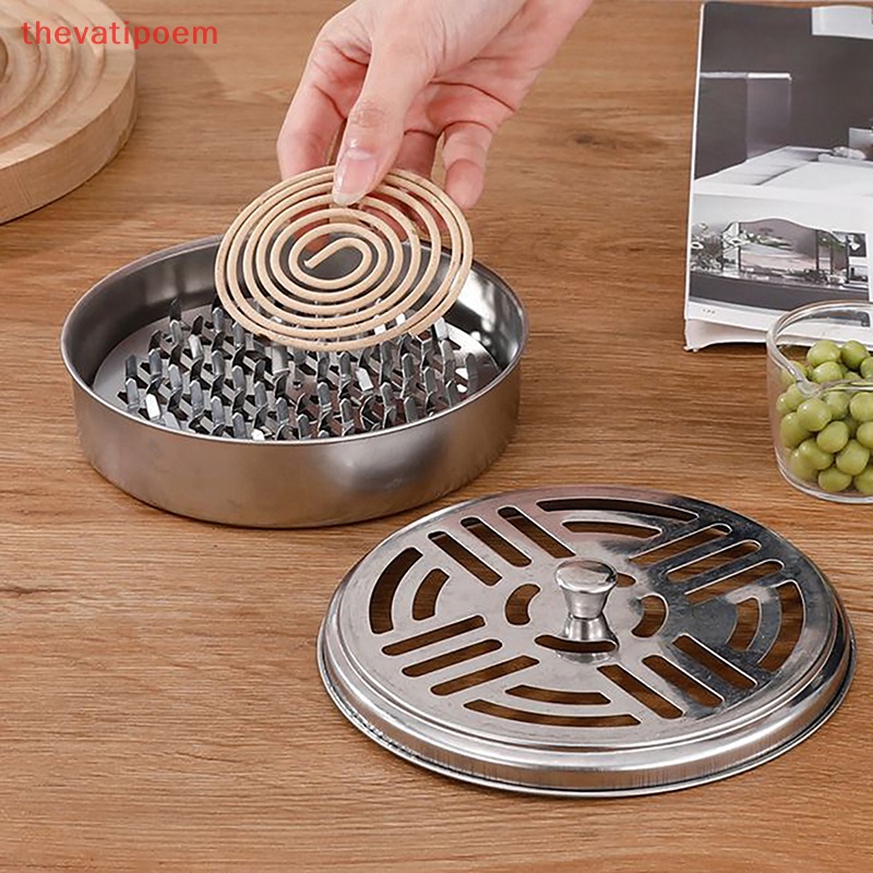 [thevatipoem] Mosquito Coil Tray Portable Holder Insect Repellent Rack ...